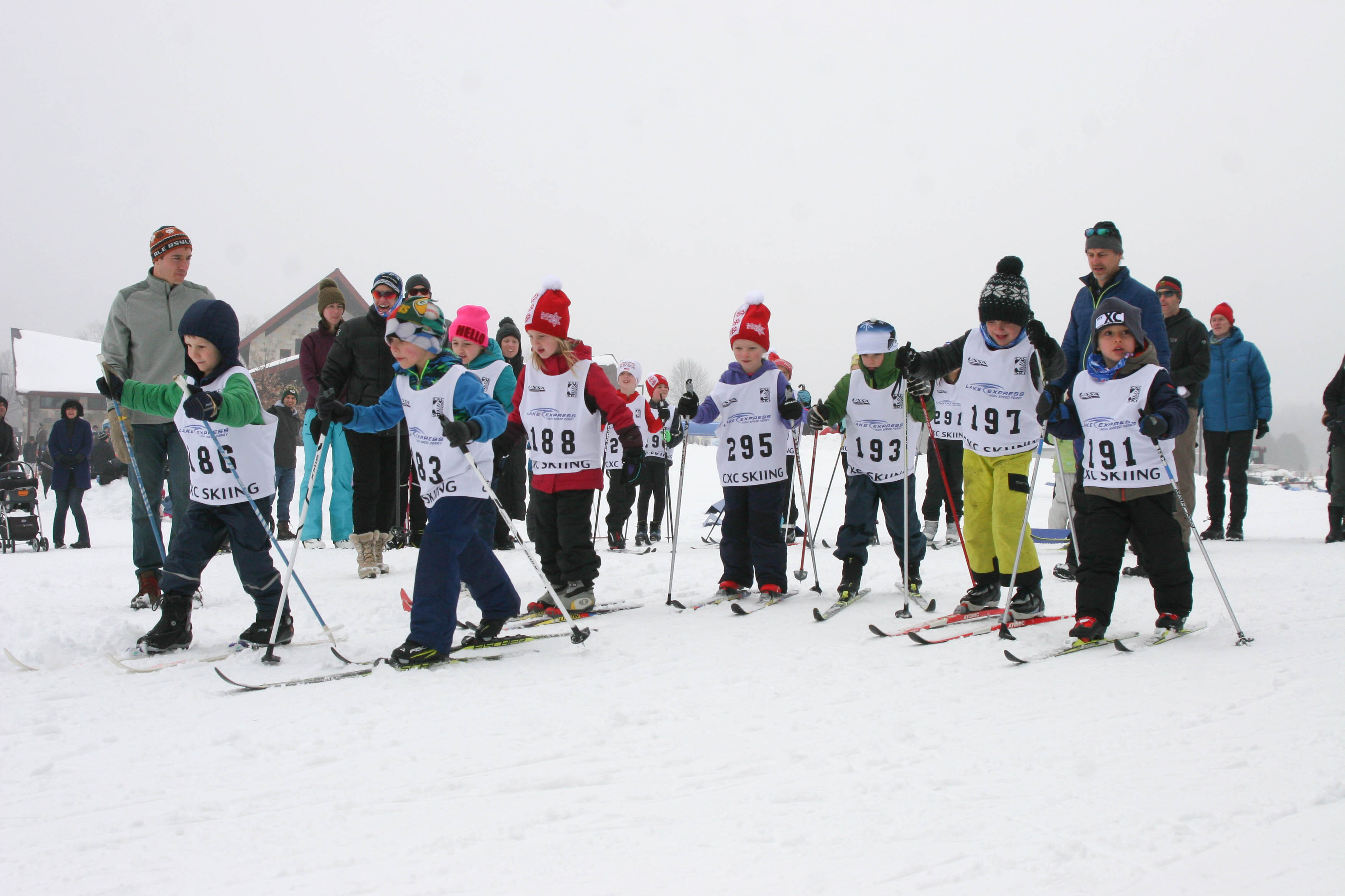 Frosty Kids Cross Country Ski Race Winter Fest