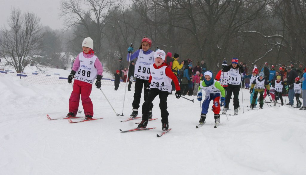 Frosty Kids Cross Country Ski Race Winter Fest